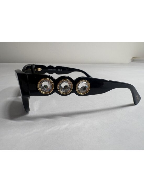 Swarovski SK6021 Sunglasses in Black main image 4